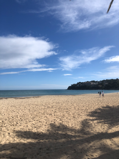 Strand direkt vor der Tür